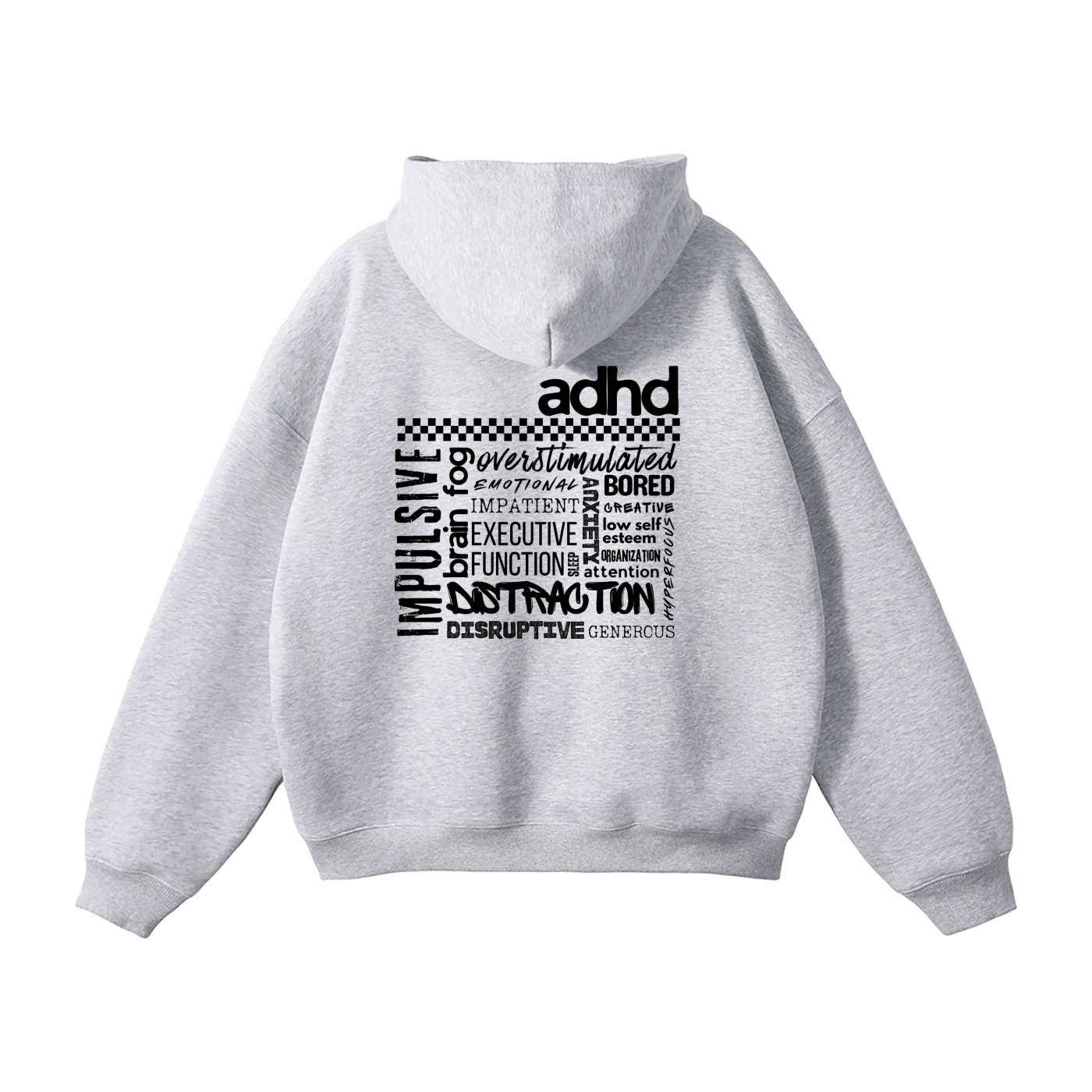 ADHD Awareness Oversize Hoodie